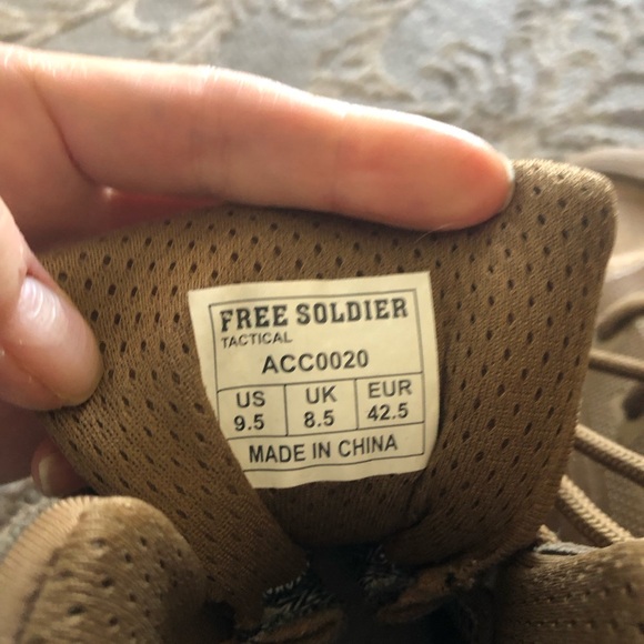 Free Soldier brown boots size 9,5. - Picture 6 of 7